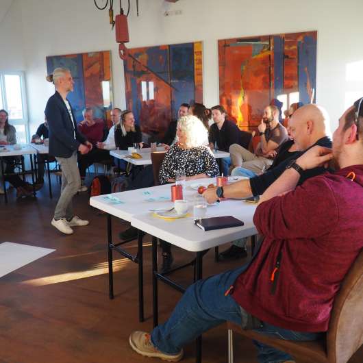 CrossMentoring: Klönstuv auf dem Hellingkran