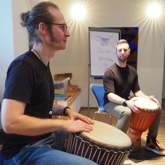Trommelworkshop der Zukunftsmacher MV mit Phillip Härtwig