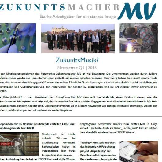 ZukunftsMusik Q1 | 2015 ZukunftsMusik Q1 | 2015