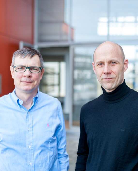 Steffen Himstedt und Stefan Trebing (T+H-Geschäftsführer)