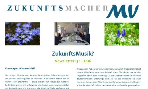 ZukunftsMusik Q1 | 2016 ZukunftsMusik Q1 | 2016